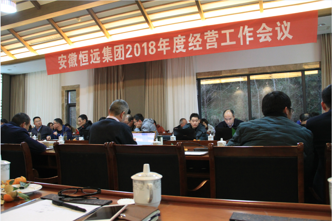 安徽恒远集团召开2018年度经营工作会议